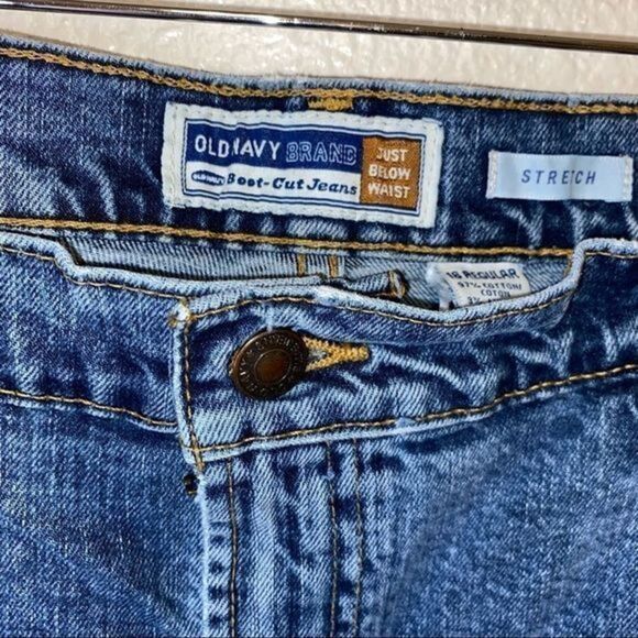Old Navy stretch just below waist‎ bootcut jeans - Picture 5 of 6